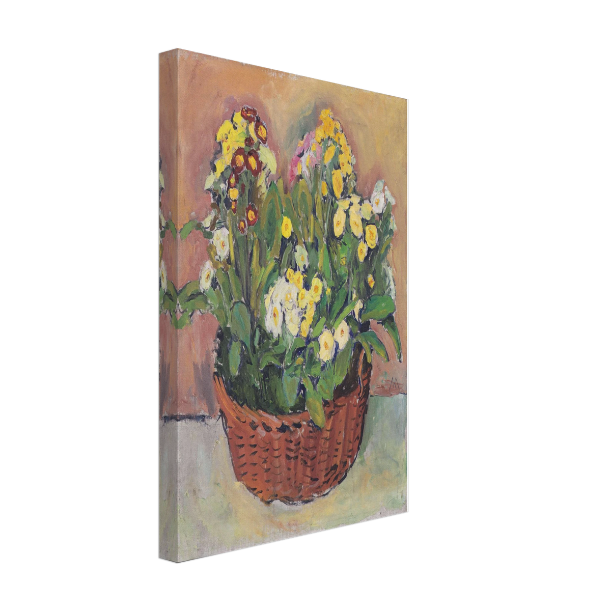 Primmeln in the Basket by Koloman Moser, canvas, view 2