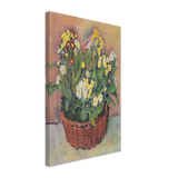 Primmeln in the Basket by Koloman Moser, canvas