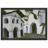 Pskov Churchyard by Nicholas Roerich, framed poster, view 2