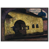 Pskov by Nicholas Roerich, framed poster, view 3