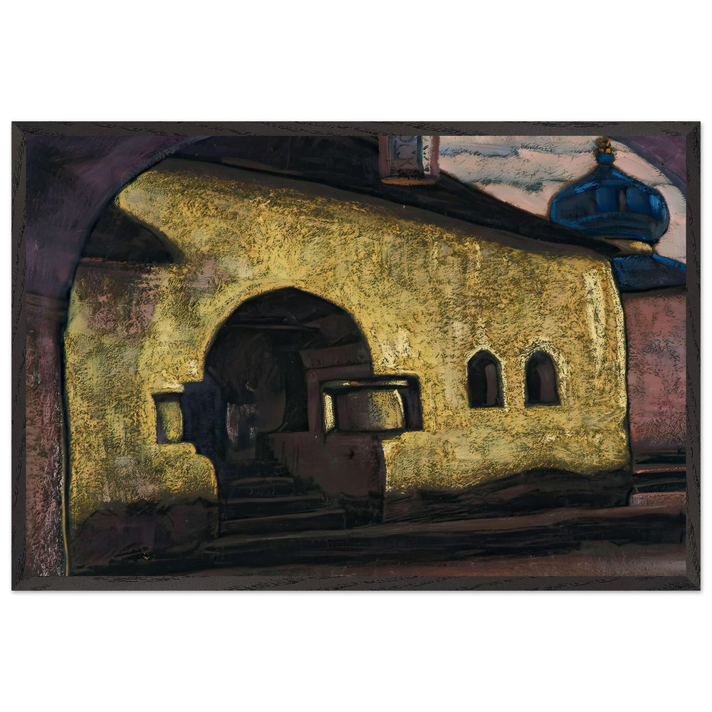 Pskov by Nicholas Roerich, framed poster