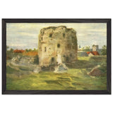 Pskov Towers by Nicholas Roerich, framed poster, view 2