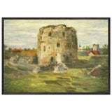 Pskov Towers by Nicholas Roerich, framed poster, view 3