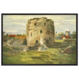 Pskov Towers by Nicholas Roerich, framed poster