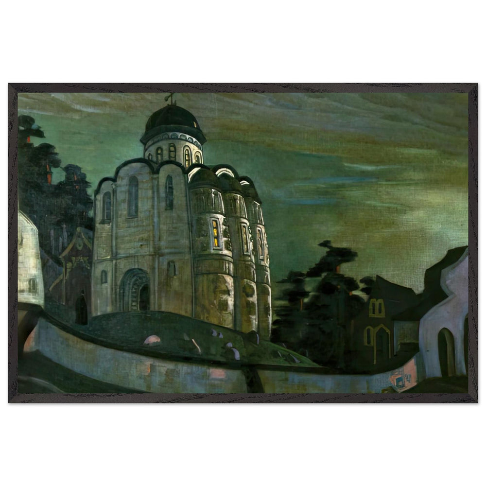 Putivl by Nicholas Roerich, framed poster