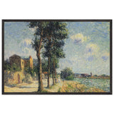 Quay at Dieppe by Gustave Loiseau, framed poster