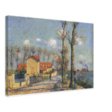 Quay of Pothius in Pontoise by Gustave Loiseau, canvas