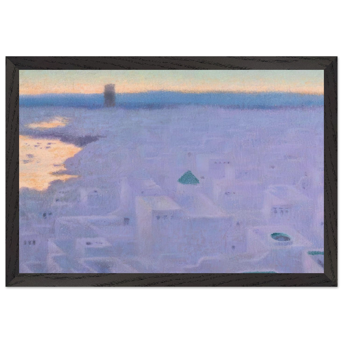 Rabat, Morocco by Lucien Levy-Dhurmer, framed poster, view 2