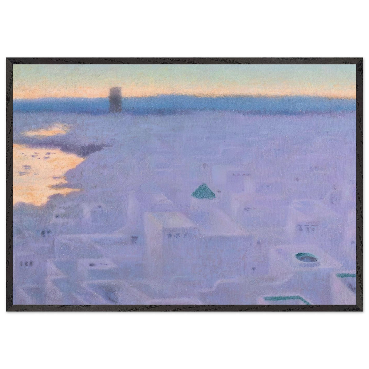 Rabat, Morocco by Lucien Levy-Dhurmer, framed poster, view 3