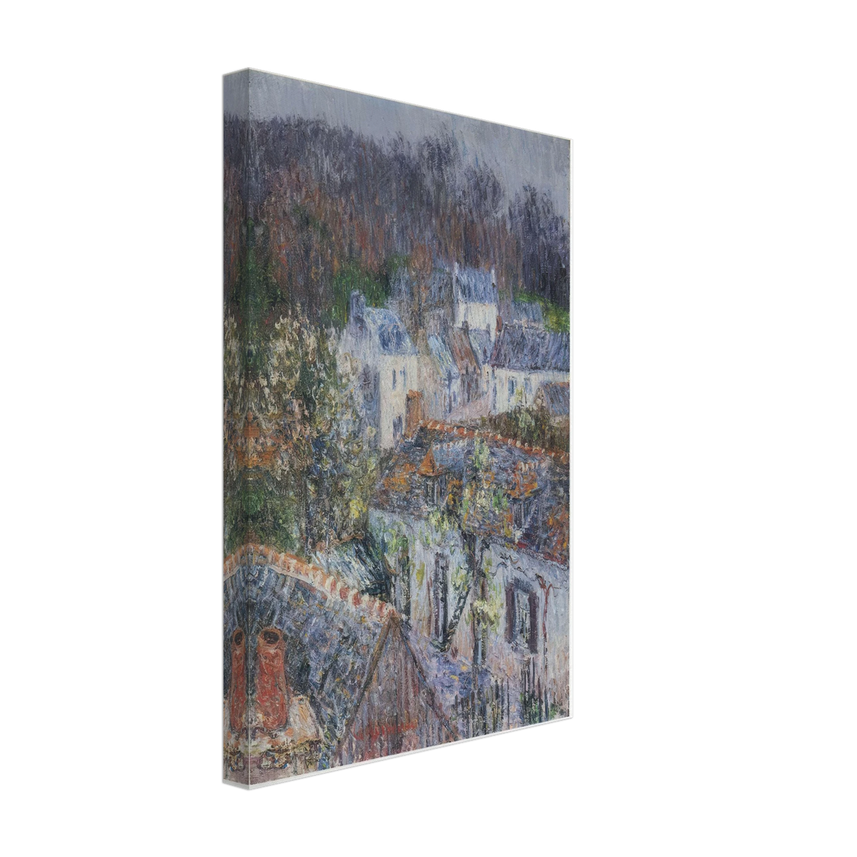 Rain in Pont-Aven by Gustave Loiseau, canvas, view 2