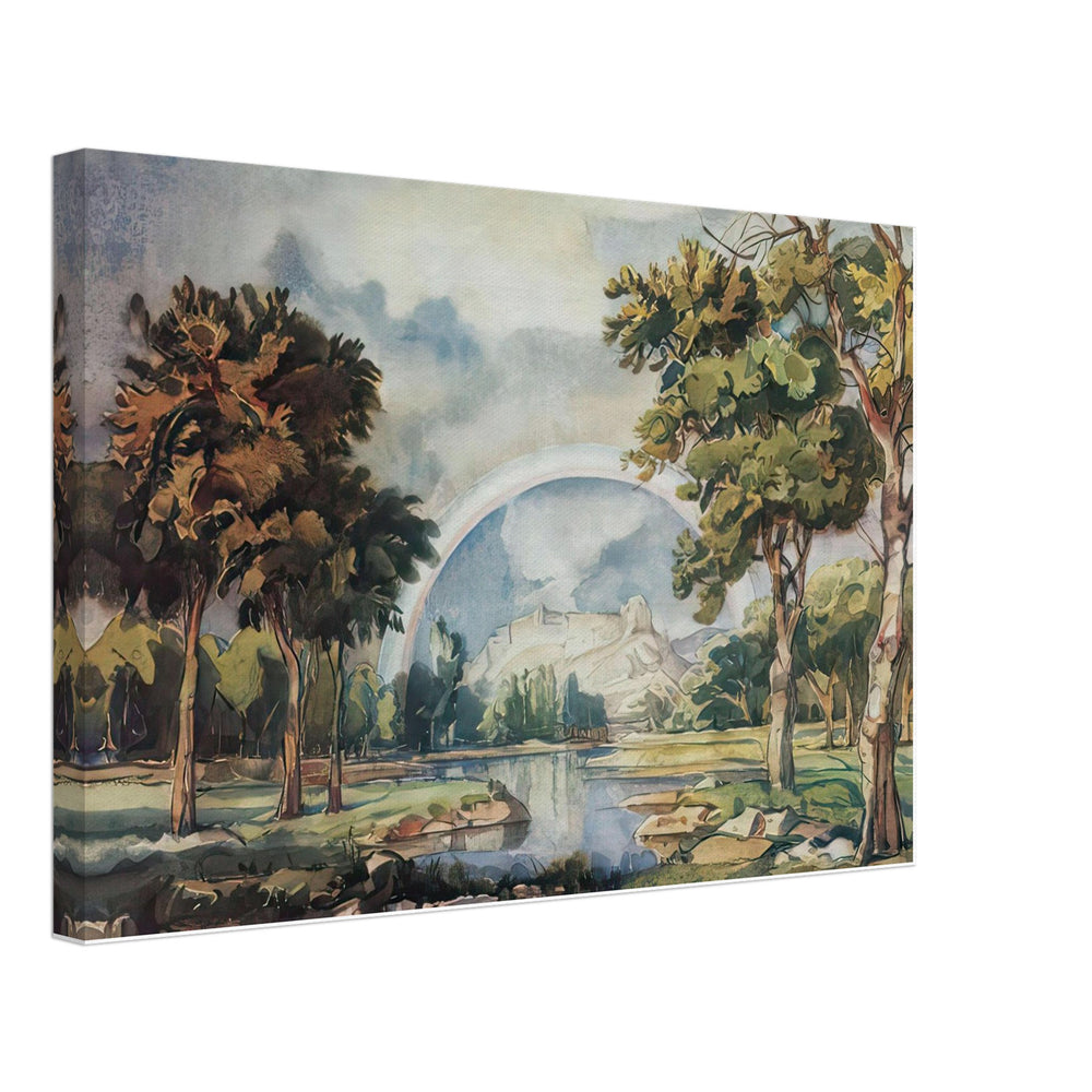 Rainbow by Konstantin Bogaevsky, canvas