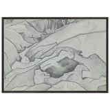 Rani Nulla River on Kulu Side of Rohtang Pass by Nicholas Roerich, framed poster, view 3