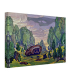 Ravine by Nicholas Roerich, canvas, view 2