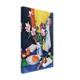 Red and Pink Roses, Oranges and Fan by Samuel Peploe, canvas, view 2