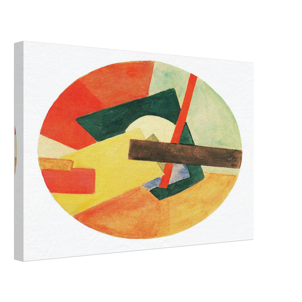 Red and Yellow Suprematist Composition by Ivan Kliun, canvas