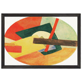 Red and Yellow Suprematist Composition by Ivan Kliun, framed poster, view 2