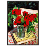Red Flowers by Theodor Pallady, framed poster, view 3