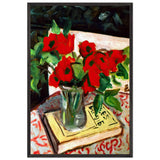Red Flowers by Theodor Pallady, framed poster