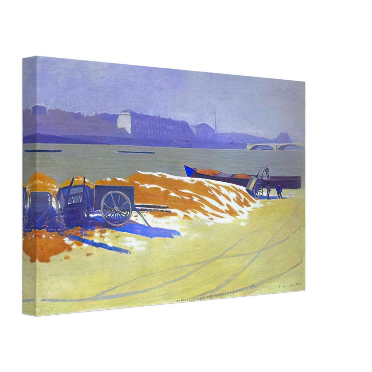Red Sand and Snow by Felix Vallotton, canvas, view 2