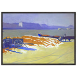 Red Sand and Snow by Felix Vallotton, framed poster, view 3