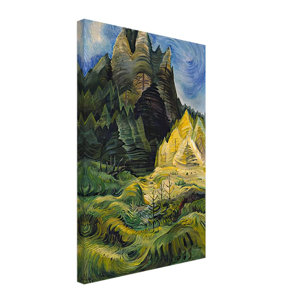 Reforestation by Emily Carr, canvas