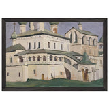 Resurrection Monastery in Uglich by Nicholas Roerich, framed poster, view 2