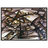 Rhythm + Noise + Speed of Car by Giacomo Balla, framed poster, view 3