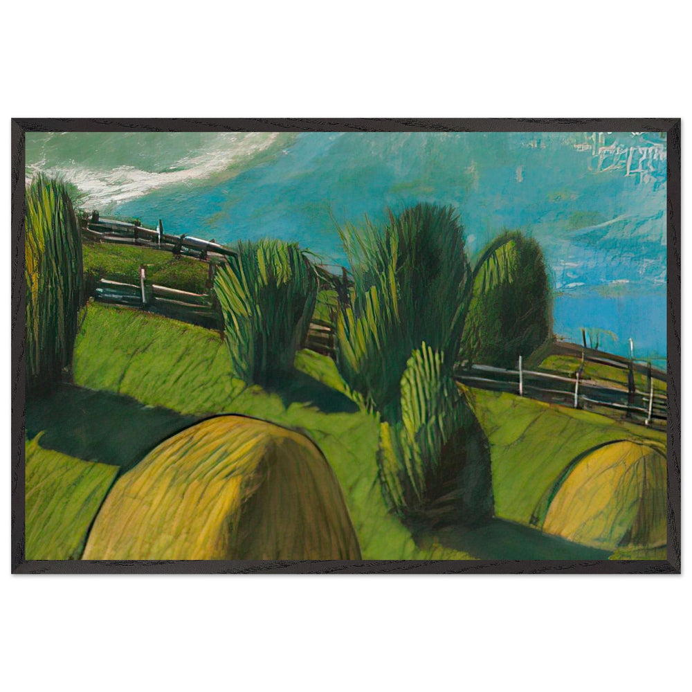 Ricks by Istvan Nagy, framed poster