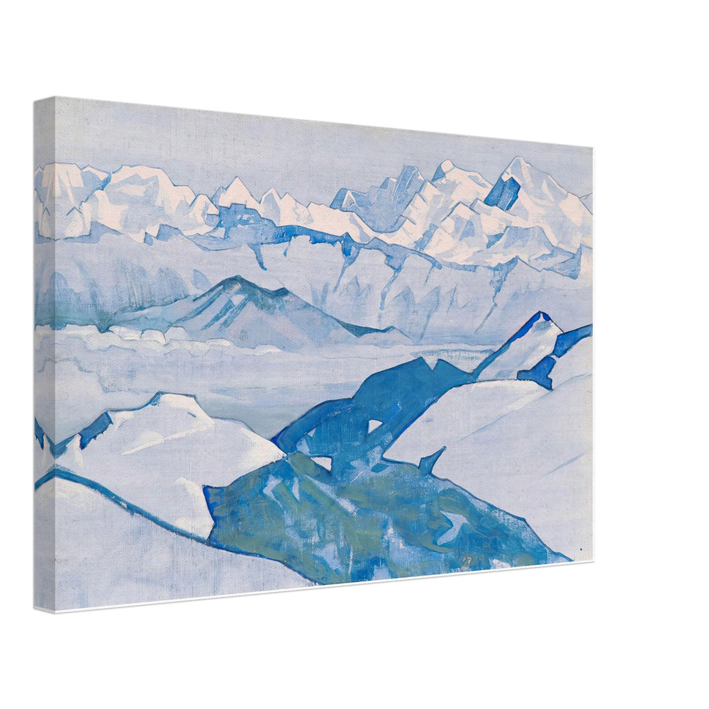 Ridge of Everest by Nicholas Roerich, canvas