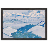 Ridge of Everest by Nicholas Roerich, framed poster, view 2