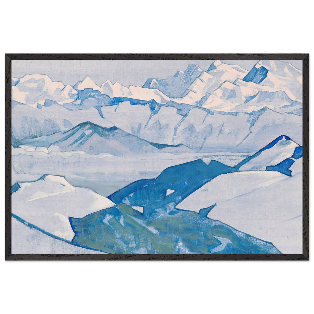 Ridge of Everest by Nicholas Roerich, framed poster