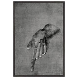 Right Hand of an Apostle by Albrecht Durer, framed poster