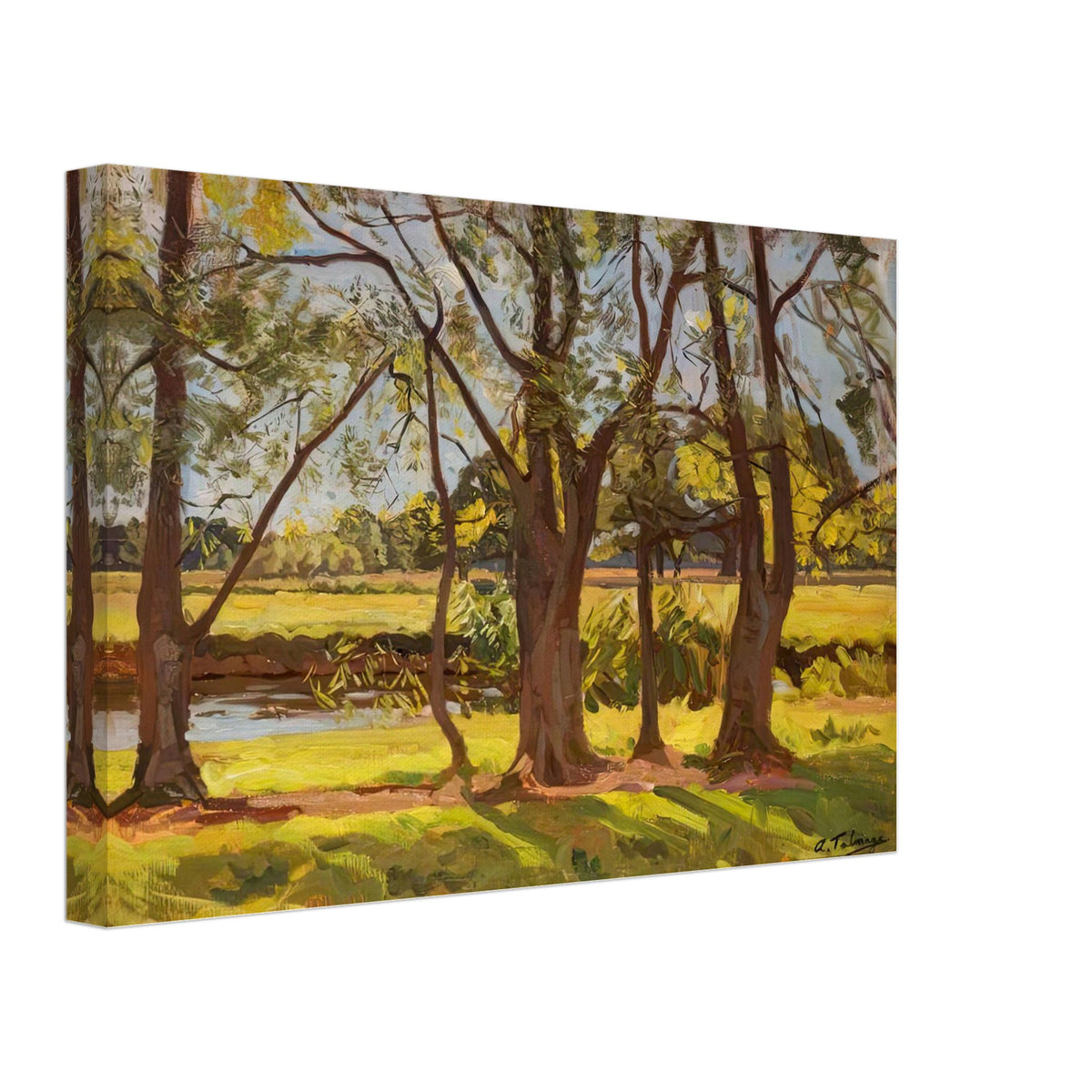 Ringwood Glade by Algernon Talmage, canvas, view 2