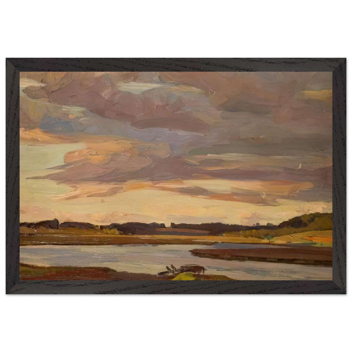 River Avon by Algernon Talmage, framed poster, view 2