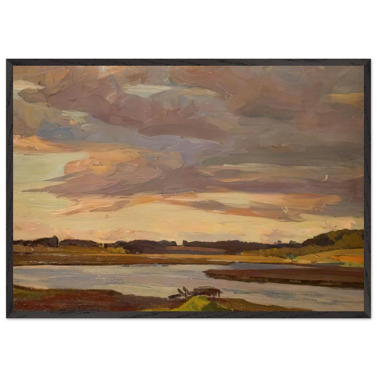 River Avon by Algernon Talmage, framed poster, view 3