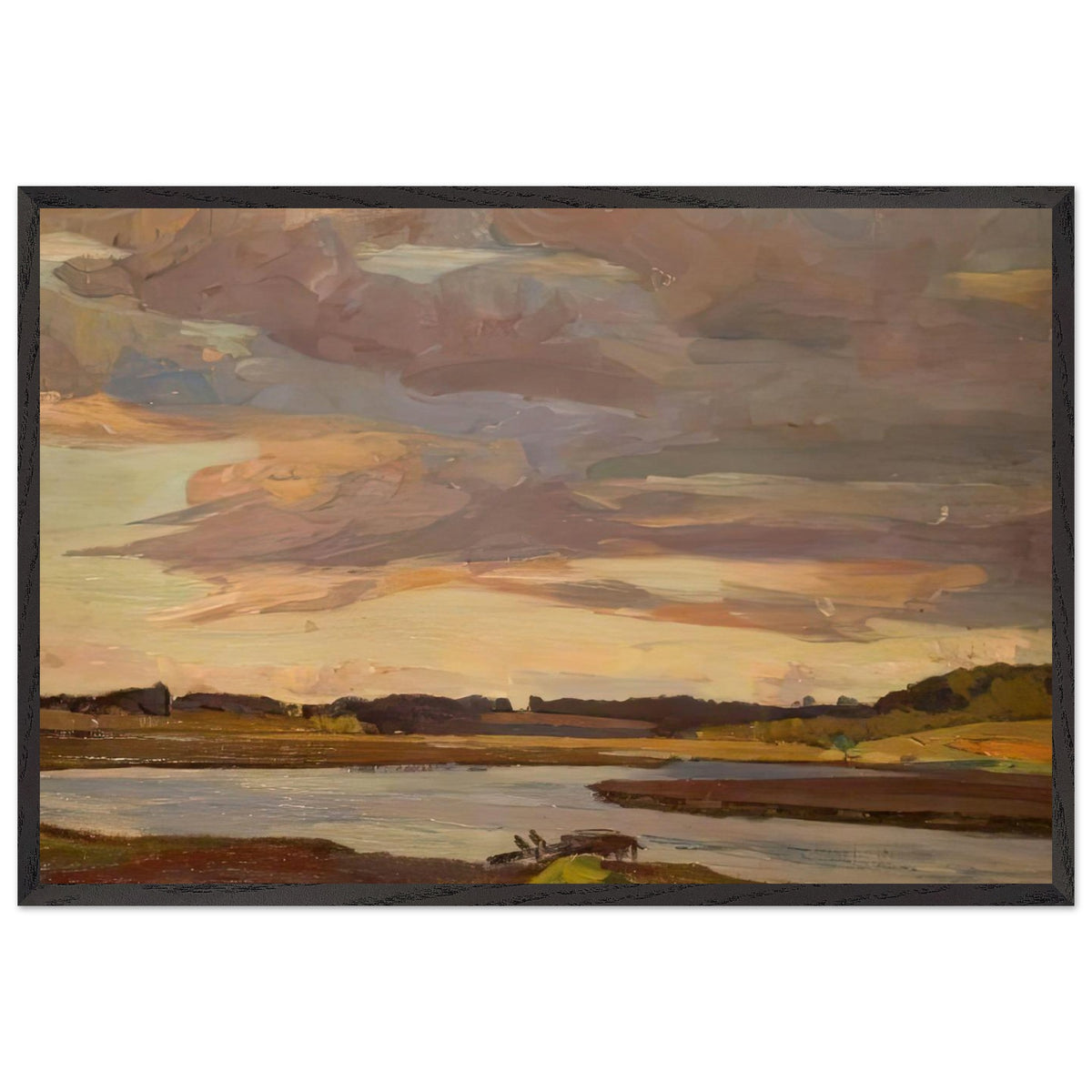River Avon by Algernon Talmage, framed poster