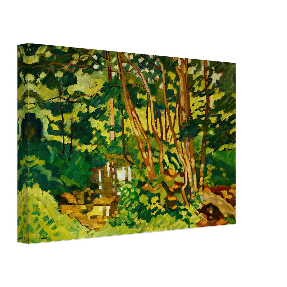 River banks in Choisel by Louis Valtat, canvas, view 2