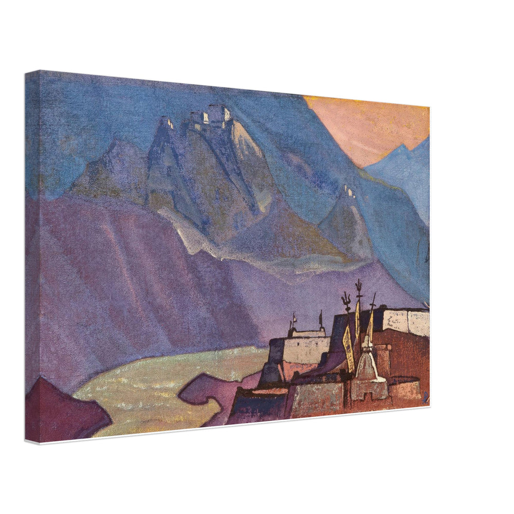 River Chandra by Nicholas Roerich, canvas