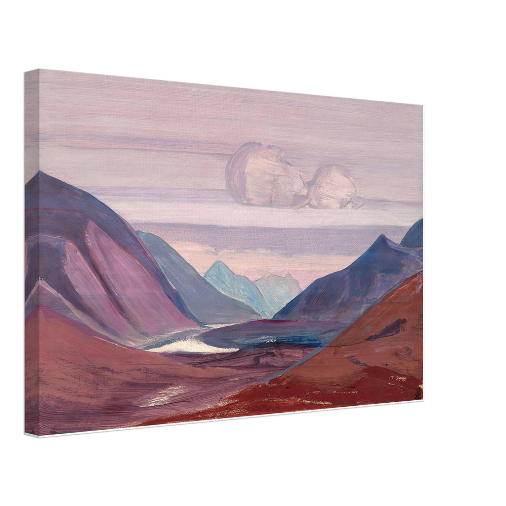 River Chandra by Nicholas Roerich, canvas