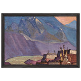 River Chandra by Nicholas Roerich, framed poster, view 2