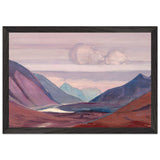 River Chandra by Nicholas Roerich, framed poster, view 2