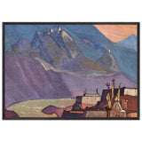 River Chandra by Nicholas Roerich, framed poster, view 3