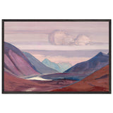 River Chandra by Nicholas Roerich, framed poster