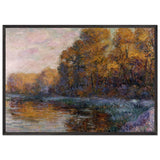 River in Autumn by Gustave Loiseau, framed poster, view 3