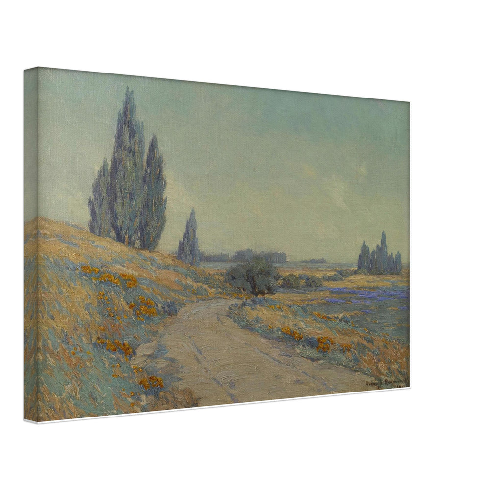 Road Through a Field of Wildflowers by Granville Redmond, canvas