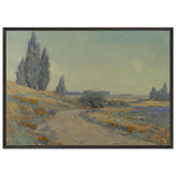 Road Through a Field of Wildflowers by Granville Redmond, framed poster, view 3