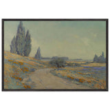 Road Through a Field of Wildflowers by Granville Redmond, framed poster