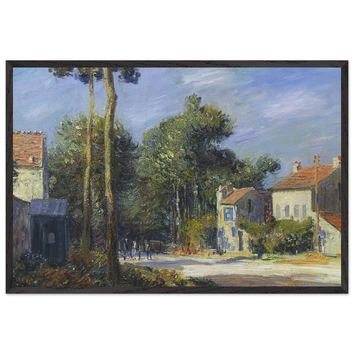 Road to Versailles by Gustave Loiseau, framed poster