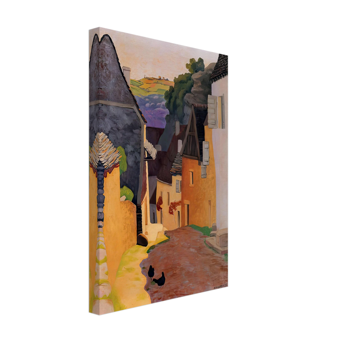 Rocamadour Landscape by Felix Vallotton, canvas, view 2