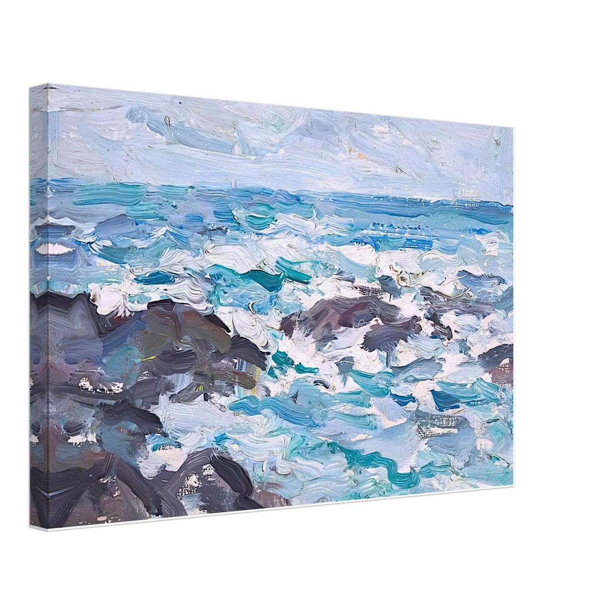 Rocks at Barra by Samuel Peploe, canvas